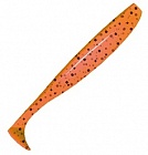 Приманка ZUB-IZI 99мм-4шт, ((цвет 250) морковный с блестками)