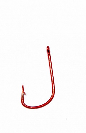 Крючок SODE-RING №6 с ушком, покрытие RED (8 шт)
