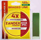 леска плет. Zander Master  0.12 125m зелен.