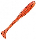 Приманка ZUB-SWING 99мм-4шт, ((цвет 250) морковный с блестками)