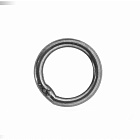 Цельное круглое кольцо Gurza-Solid Rig Rings BK #3 (dia 6,9 mm, 130 kg test) (10шт/уп)