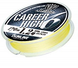 Плетёный шнур Sunline CAREER HIGH 6 HG Yellow 170m #1.5/25lb