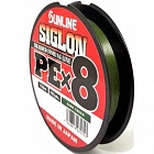 Плетёный шнур Sunline SIGLON PEx8 Dark Green 150m #0.3/5lb