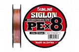 Шнур Sunline SIGLON PE×8 300M(Multicolor 5C) #5/80LB