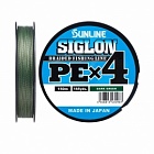 Плетёный шнур Sunline SIGLON PEx4 Dark Green 300m #1.5/25lb