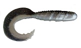 Приманка ZUB-HIBINA 95мм(3,8")-4шт, ((цвет 030) черный верх-натурал низ)